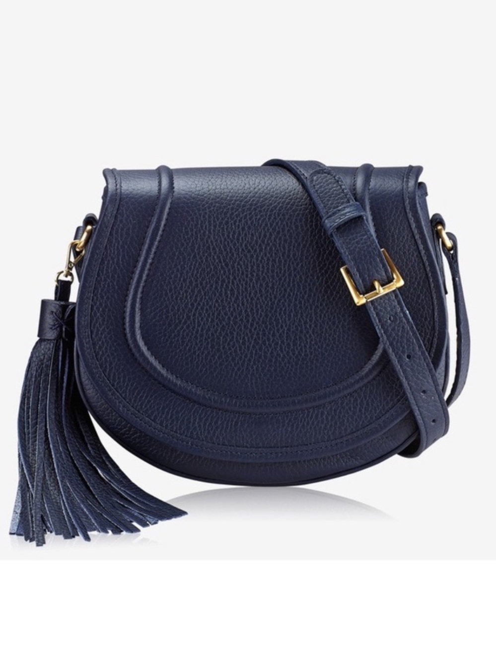 GiGi New York Jenni Saddle Bag - Navy excellent cond fall vibes Gilmore girls